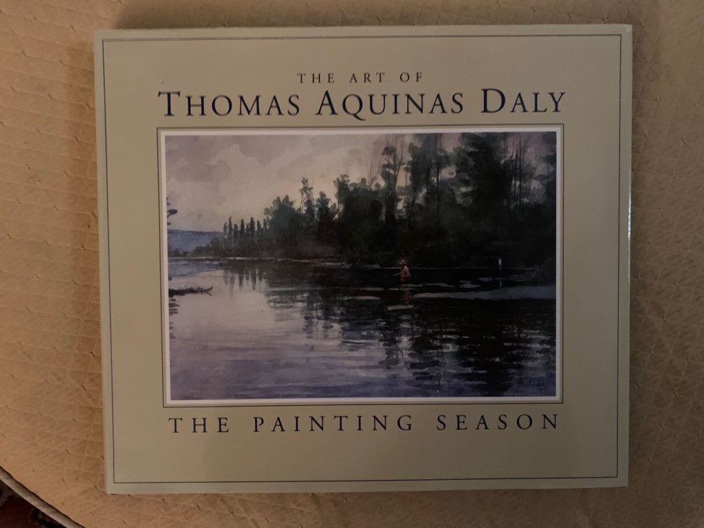 image of book cover by Thomas Aquinas Daly, titled "The Art of Thomas Aquinas Daly".