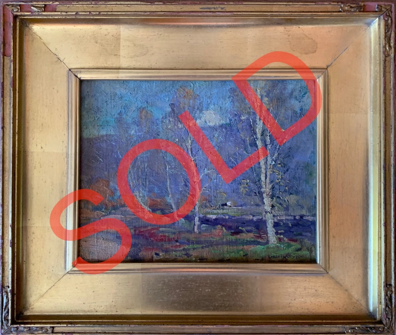 Gruppe painting with SOLD watermark
