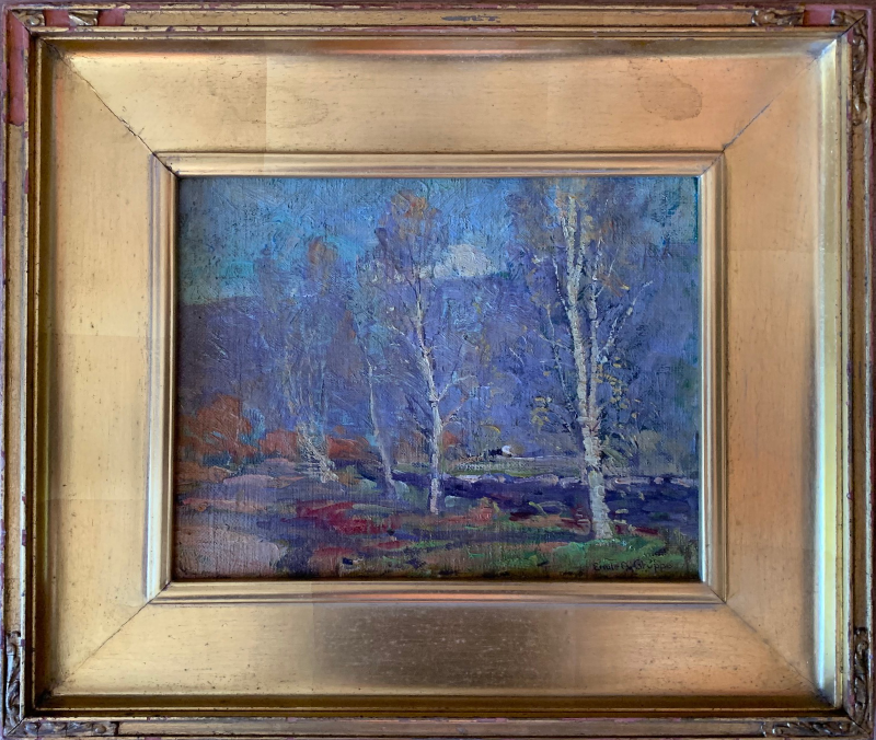 Painting by Emile Gruppe titled "Autumn in Vermont. 