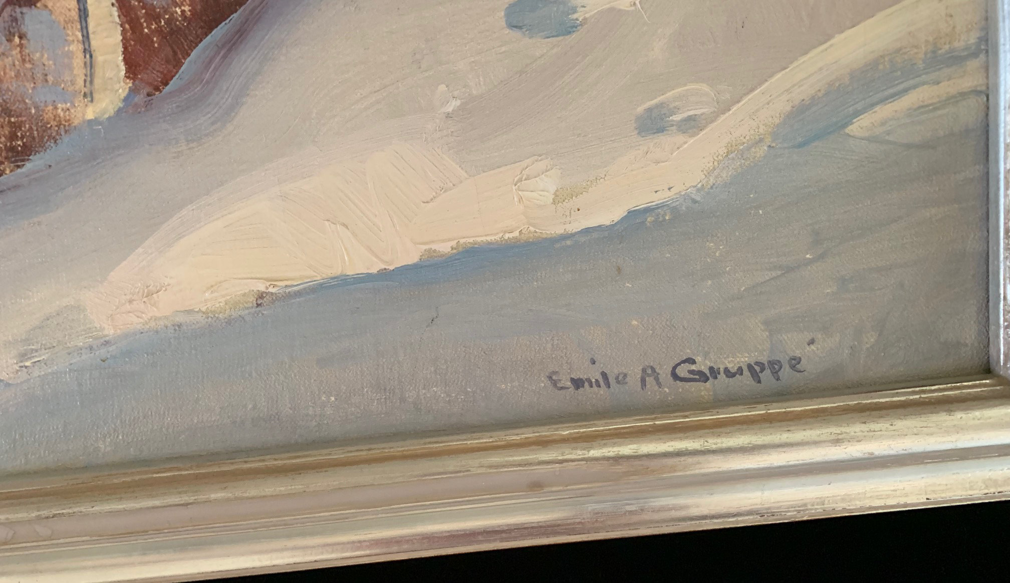 close up image of Gruppe's signature 